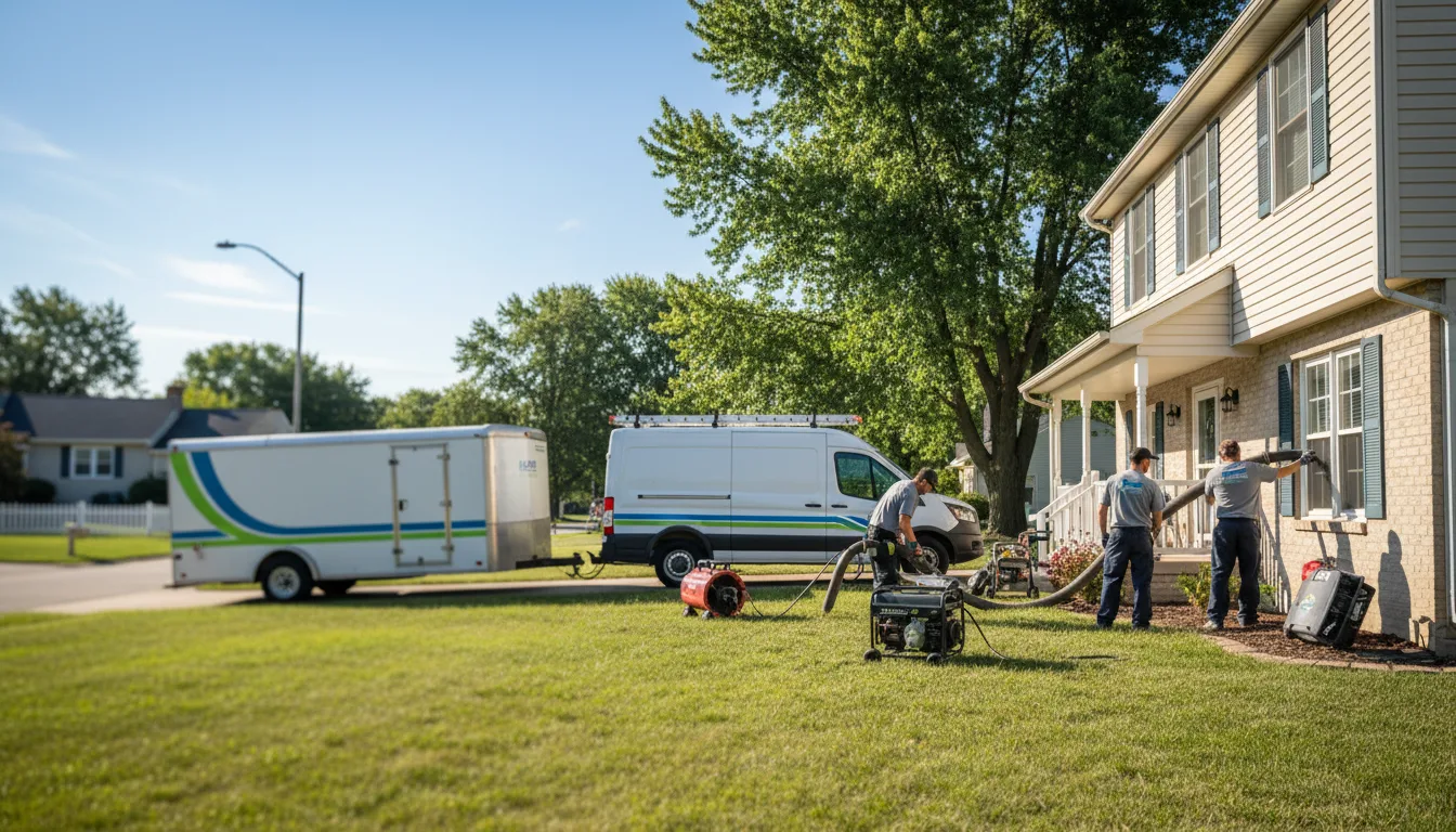 Flooded Basement Restoration And Cleanup With Repair in Westville, IL near me